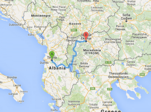 Inter-Rail 2015 - día 10 (1ª parte): de Tirana a Skopie (Macedonia)