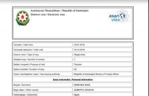 Visado para Azerbaiyán: precio y dónde solicitarlo