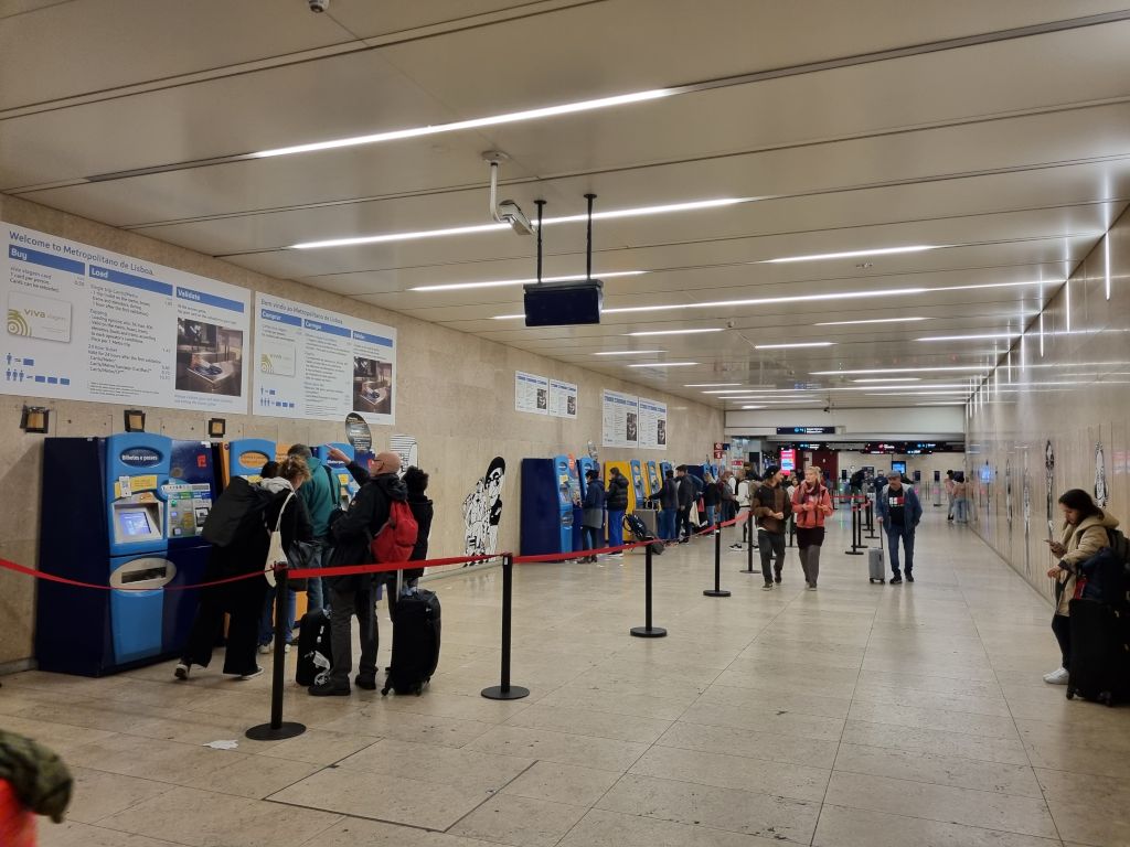 maquinas ticket aeropuerto lisboa
