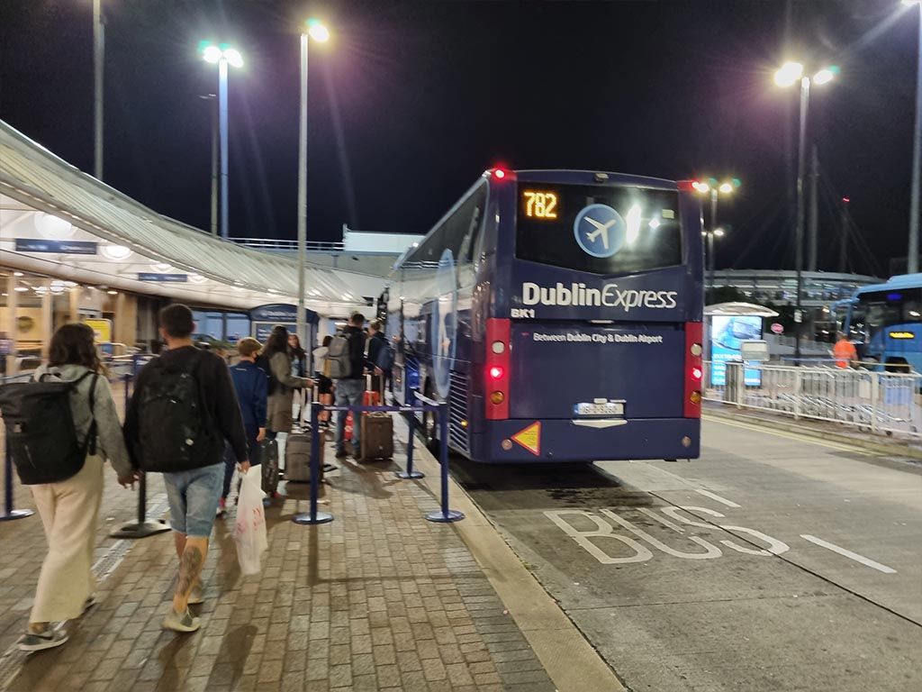 Bus del aeropuerto de Dublín al centro