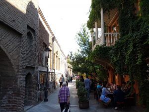 Centro de Tiflis, lugar donde cambiar moneda en Georgia