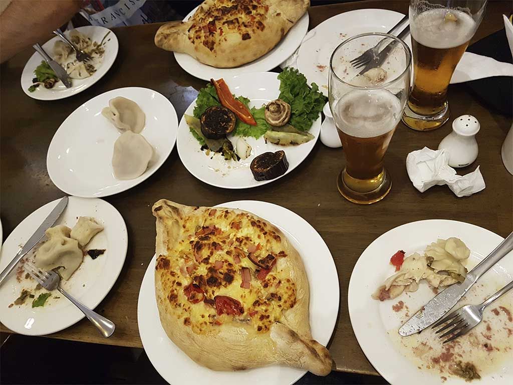Platos típicos de comida georgiana