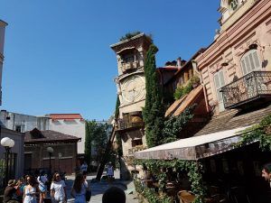 Torre del Teatro de las Marionetas, en Tiflis