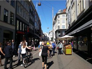 Cambiar dinero en Dinamarca es muy sencillo en el centro de Copenhague