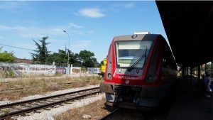 Tren que cogimos en Belgrado durante nuestro Interrail