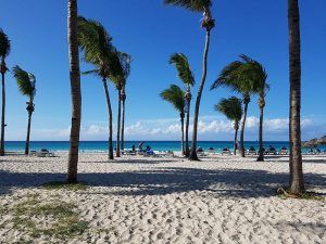 Playa dentro del resort de Varadero