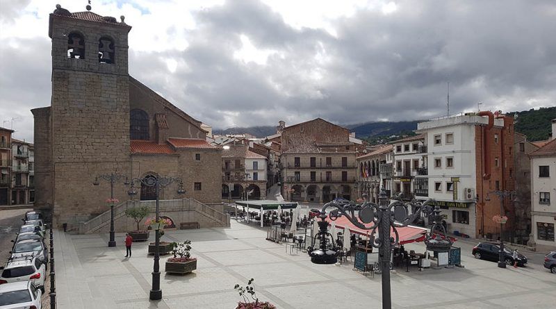 Vista de la plaza Mayor de Béjar