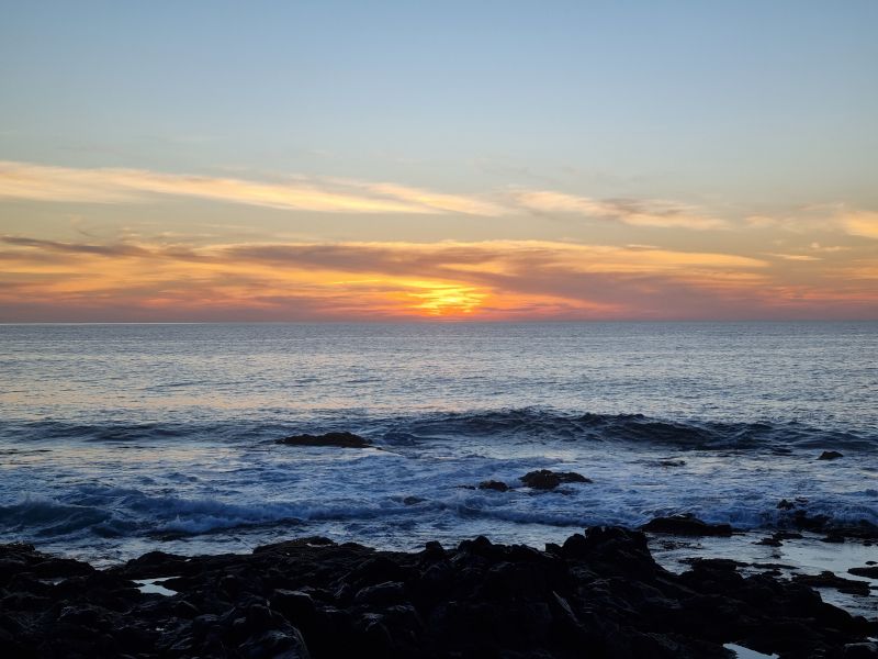 puesta sol faro pechiguera lanzarote