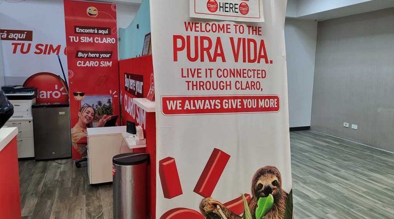 Tarjeta de Internet en Costa Rica con Claro