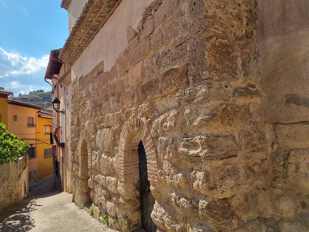 Muro de la antigua sinagoga de Calatayud