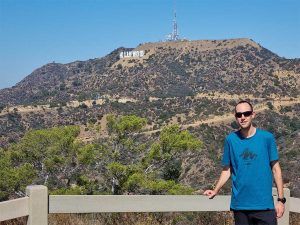 Cartel de las letras de Hollywood desde Griffith