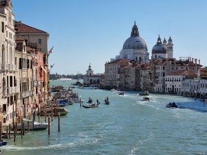 Vistas del Gran Canal de Venecia