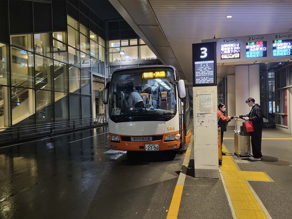 Bus del aeropuerto de Haneda a Shinjuku