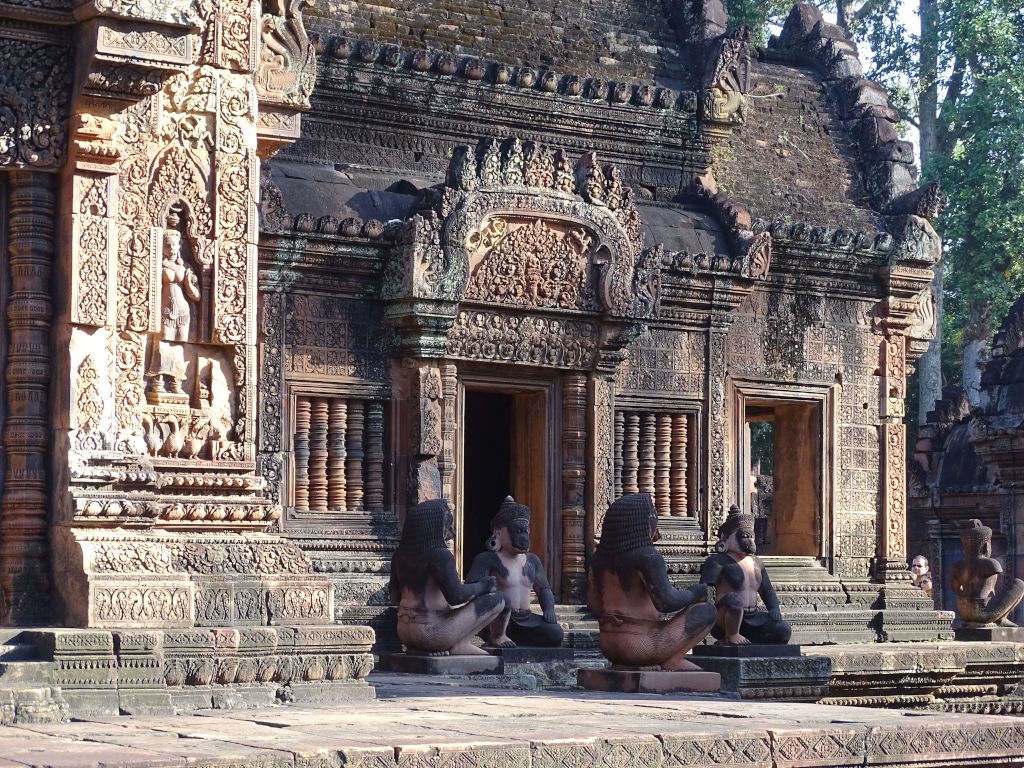 detalles de Banteay Srei