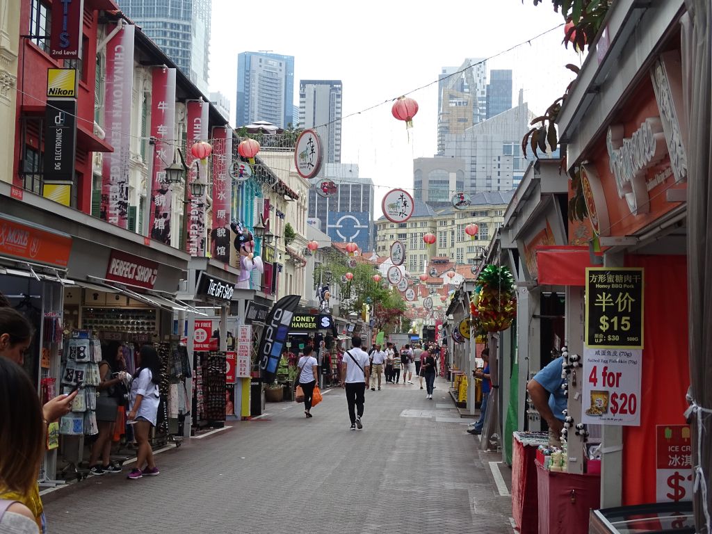 calle de chinatown singapur