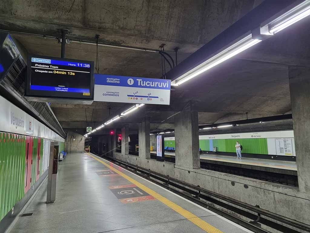 Metro de Sao Paulo, un medio seguro para moverse