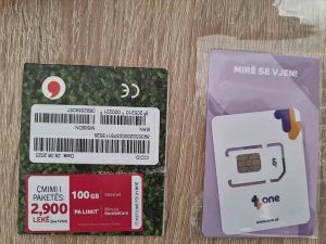 Tarjetas SIM de Vodafone y ONE