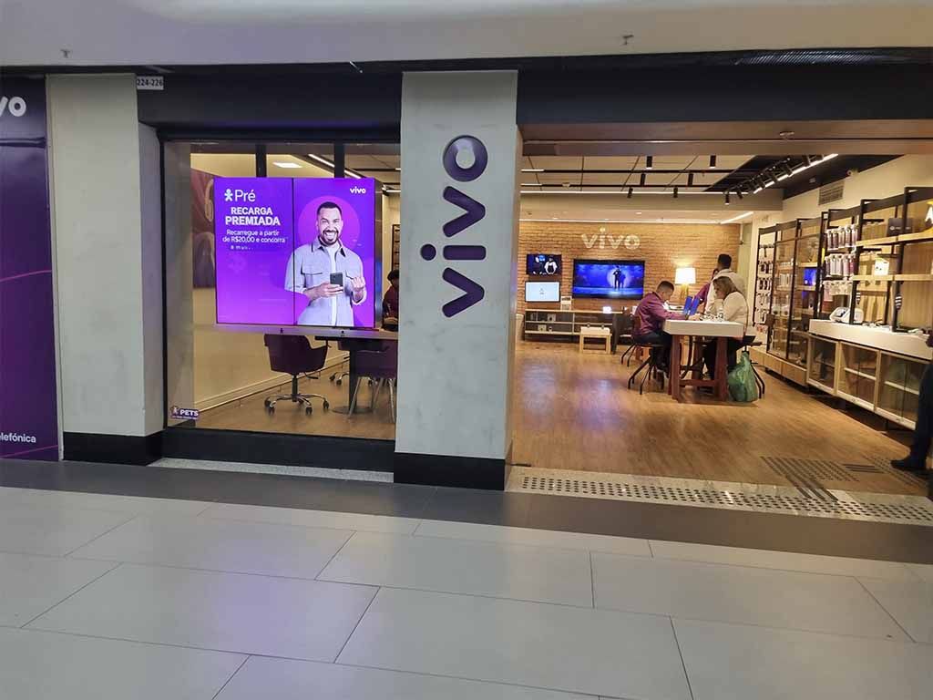 Tienda de Vivo, en un centro comercial de Sao Paulo