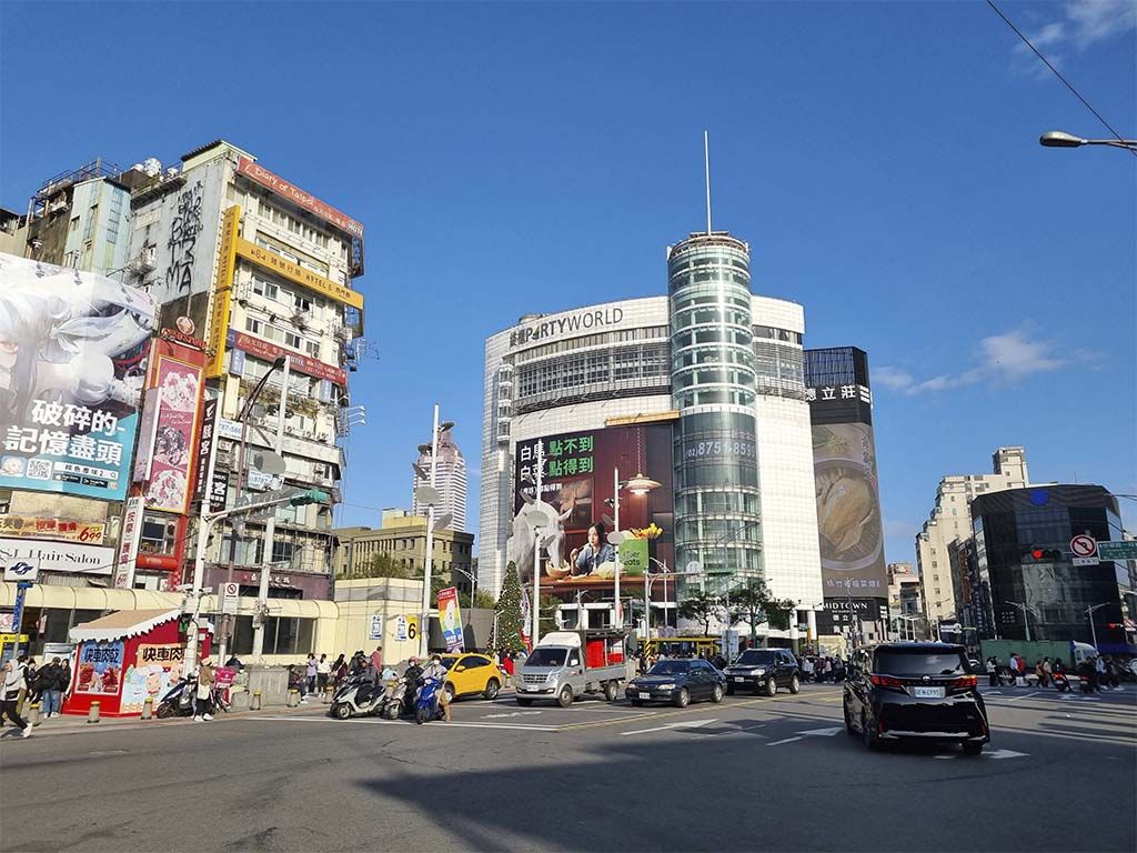 Centro de Taipéi, en Taiwán