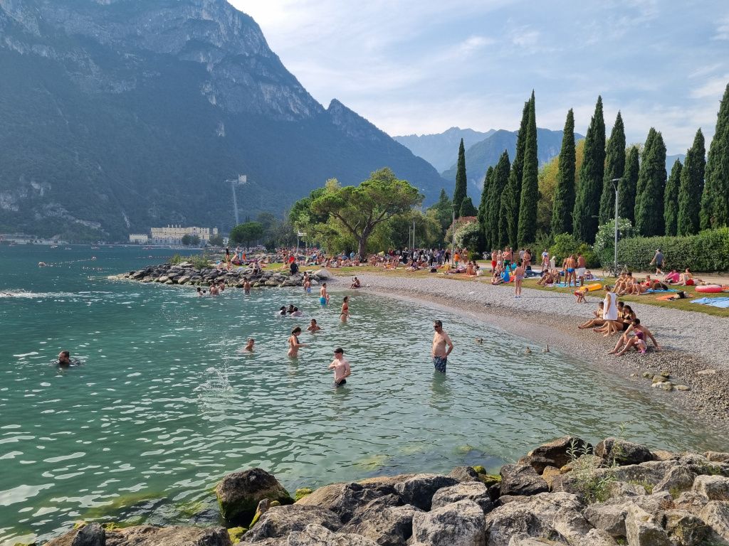 playa en riva del garda