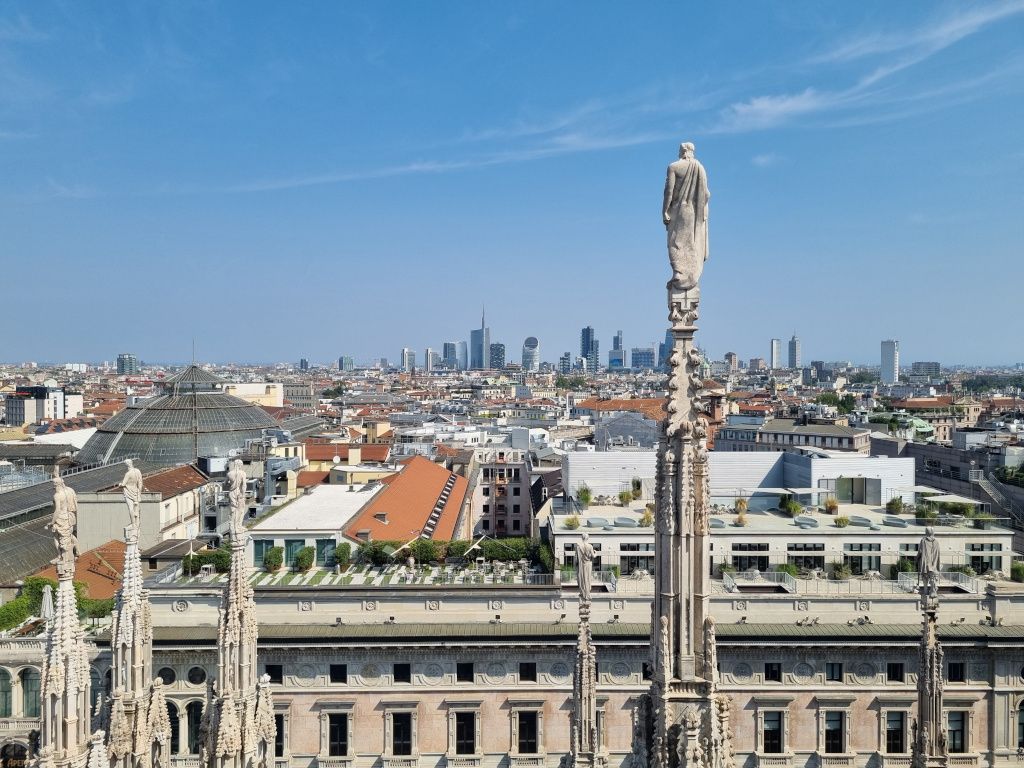 vistas desde el duomo de milan