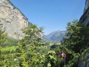 Ruta senderista cerca de Lauterbrunnen, donde perdí la cobertura con HolaFly