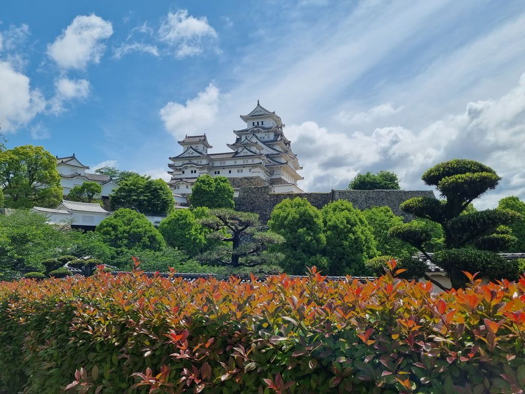 castillo de Himeji en Japón