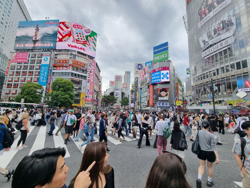 cruce de shibuya en tokio