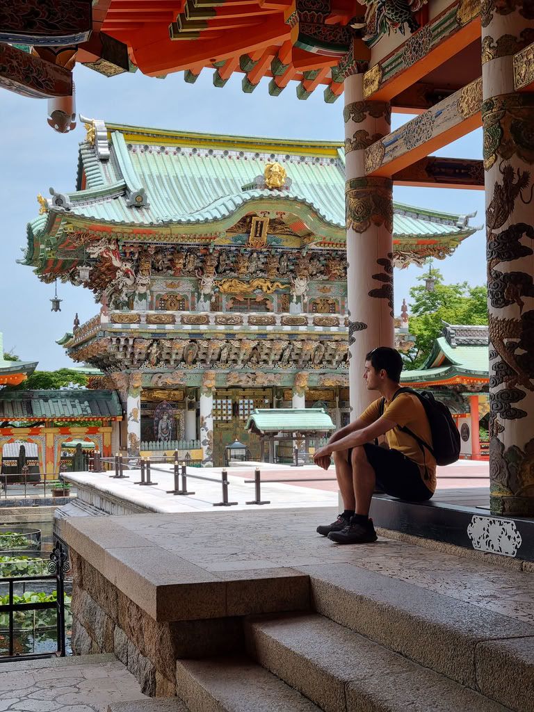 templo Kousanji en la ruta shimanami kaido en Japón